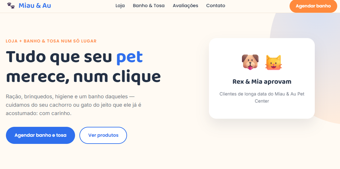 Site Miau e Au